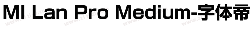 MI Lan Pro Medium字体转换